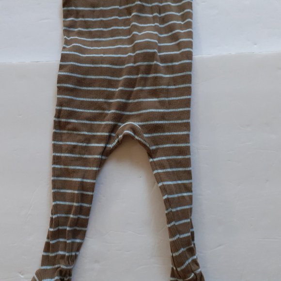 Carter's Boys Pajamas Footed Dog Lightweight Zip Cotton Size 18 Months Brown - Picture 11 of 12